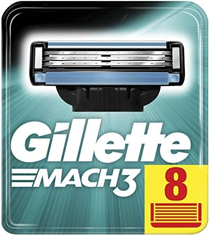 Gillette Mach3 Razor Blades for Men Pack of 8