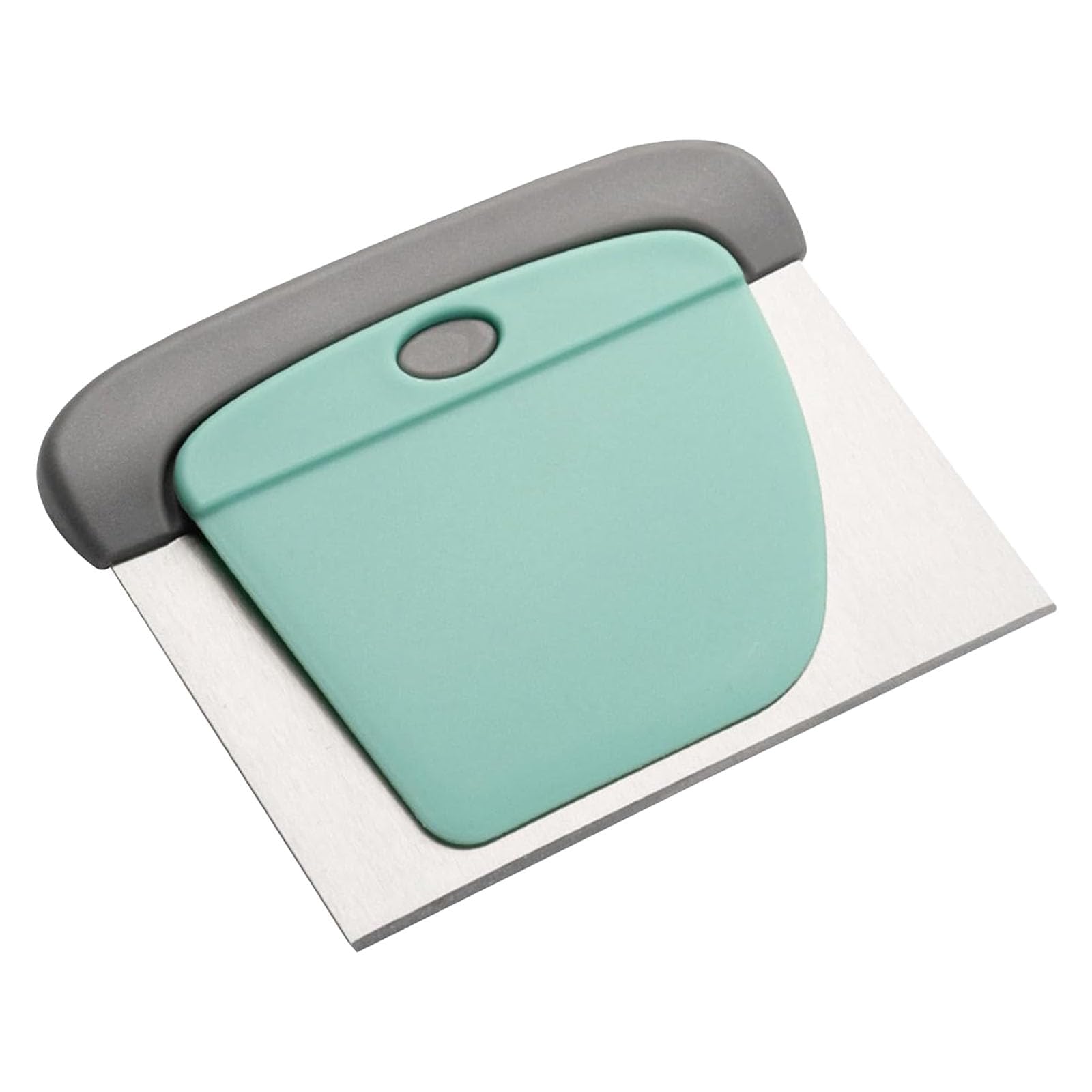 Dough Scraper, Bench Scraper and Dough Cutter for Home Bakers, Professional Chefs and Cooking Enthusiasts, Ideal for Portioning Dough and Lifting Chopped Ingredients, 14.4 x 12 cm