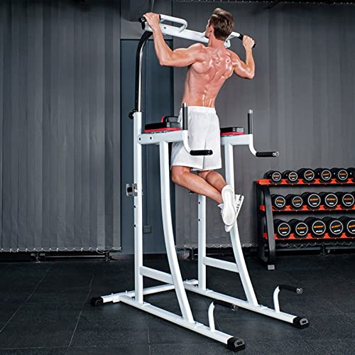 Power-Tower-Pull-Up-Dip-Station-Adjustable-Multi-Functional-Home-Gym-Strength-Training-Workout-Fitness-Equipment-Newer-Version-264lbs-Max-Capacity