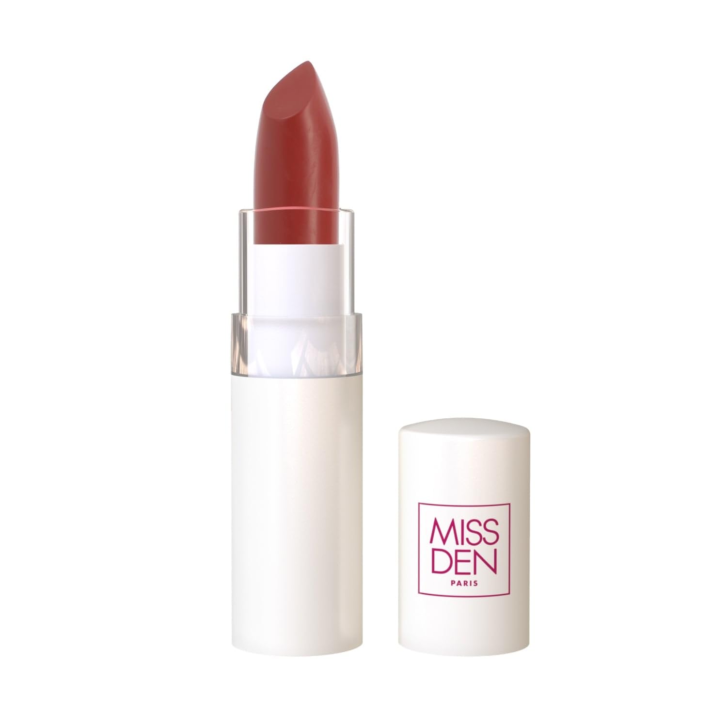 MISS DEN Rouge à lèvres Extra Mat Teinte Rouge Tendre 213 - Format 4g - Texture longue tenue et finition mate pour des lèvres sublimées - Lot de 3