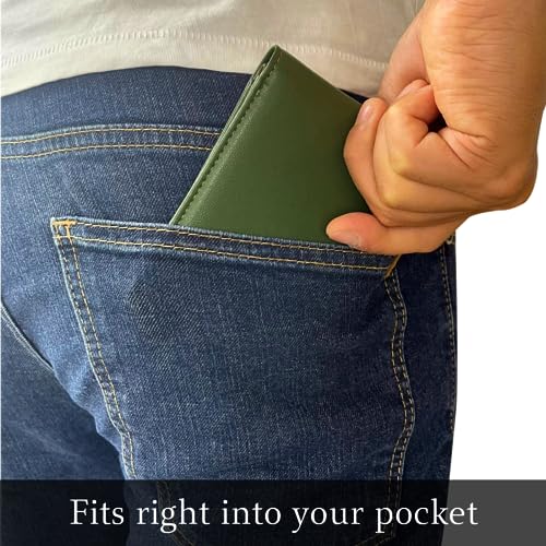 Gullar Vegan Bifold Wallet, cactus leather, vegan leather, gift for men4