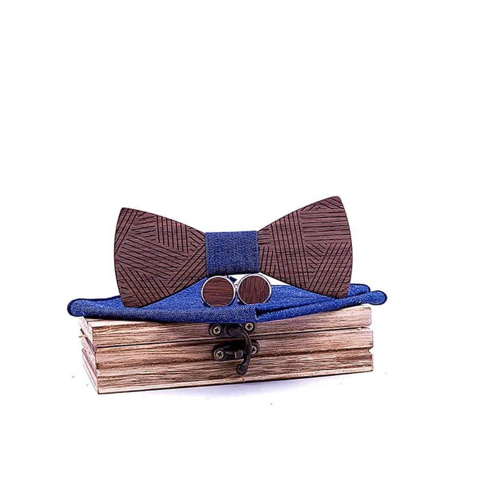 Romantic LOVE Corbata Vintage Para Hombre, Pajarita Para Padrinos De Boda, Gemelos, Pañuelo Cuadrado A Juego, Conjunto Con Caja De Regalo