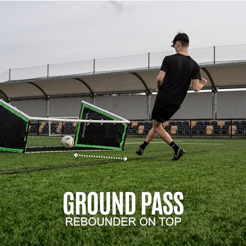 image for QUICKPLAY Tekkers GS Trainer 3-in-1: Rebounder and 7x5' Goal for Power