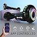 SIMATE Hoverboard with Seat Attachment Combo, 6.5