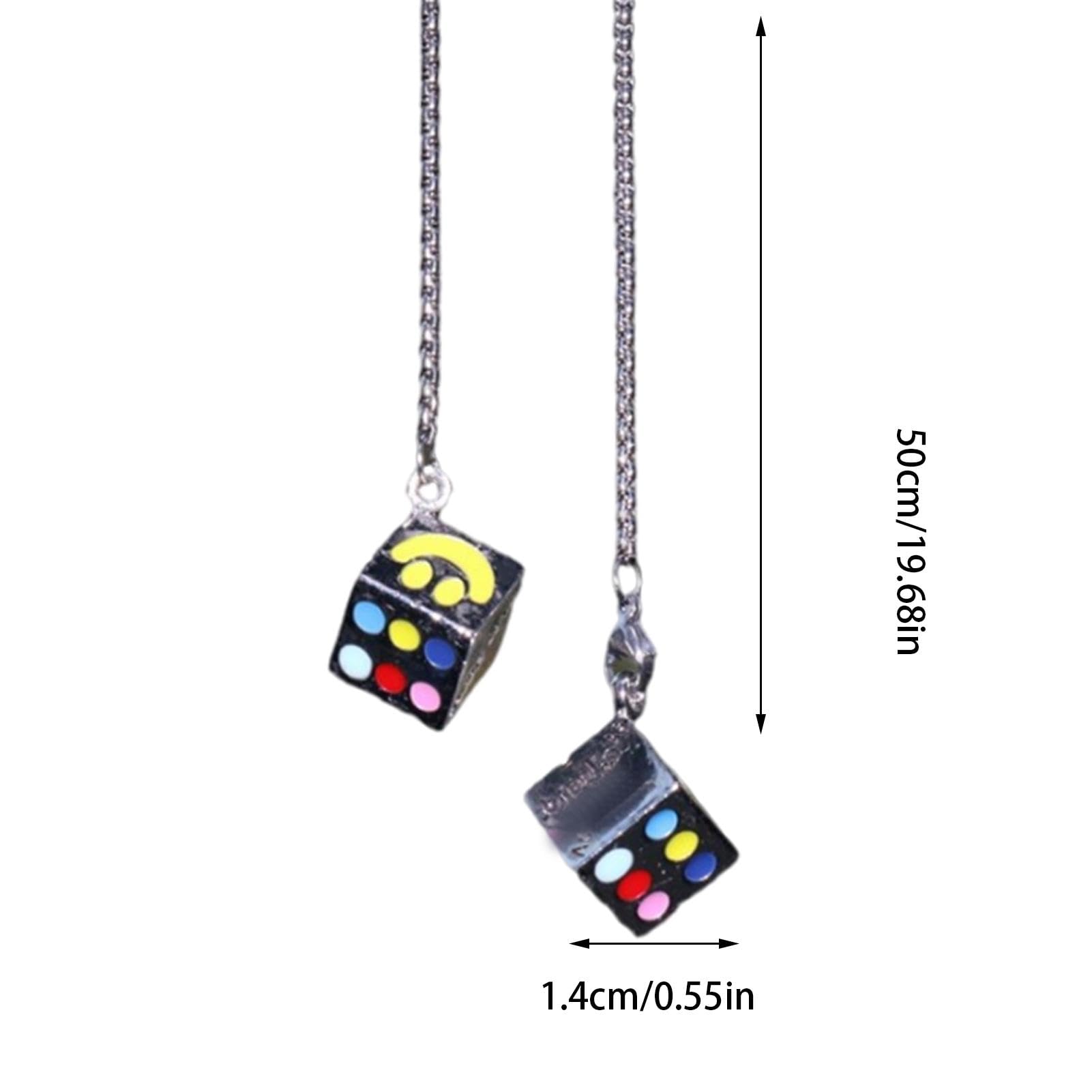 Portachiavi Cubo In Metallo Portafortuna - Design Retrò Con Luna E Stella
