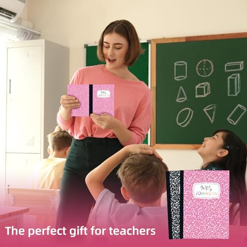 Image of Crtiin 30 Pcs Back to School Teacher Gift Card Holder Set Colorful Composition Notebook Money and Gift Card Sleeves First Day of School Teacher Gifts Bulk for Kindergarten Preschool Elementary