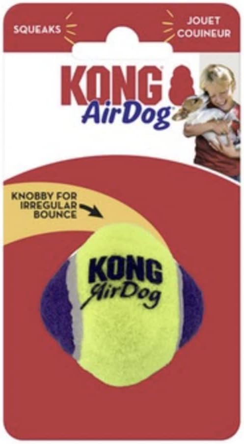 Kong Company 38750213: Juguete para perros Airdog Squeaker Knobby Ball, Xs