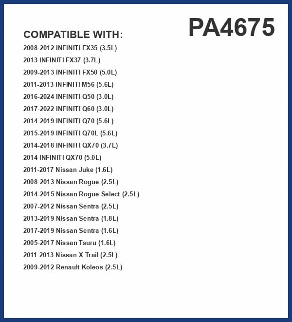 Amazon.com: PG Engine Air Filter PA4675 | Fits 2016-2024 INFINITI
