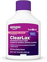 Vista 13 de Yaxa Basic Care ClearLax, polvo de polietilenglicol 3350 para solución, laxante osmótico, sin sabor, 1.11 libras (paquete de 3)