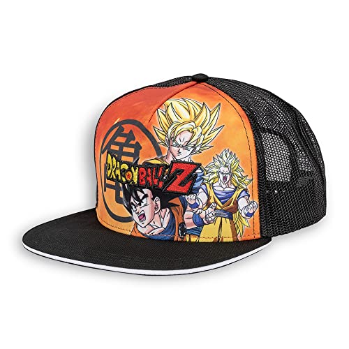 Bioworld Dragon Ball Z Goku Super Saiyan Trucker Jugend Cap schwarz, Schwarz , Einheitsgröße