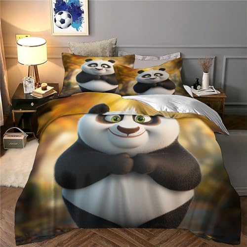 Drap de couette panda mignon pour transformer votre chambre en cocon de douceur - 6