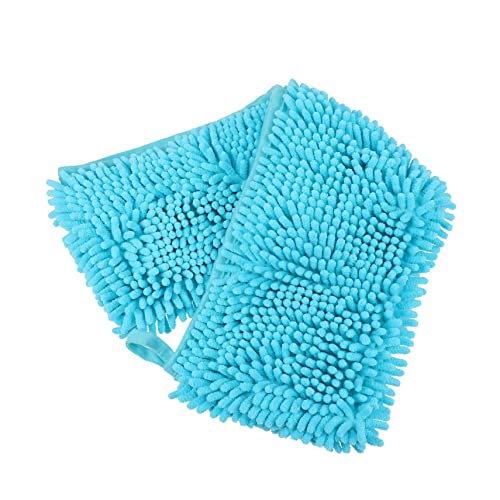 BCOATH ペットバスタオル microfiber towel 子犬吸収タオル 超吸収性 乾燥 グルーミング 大きい ペット用吸水タオル ペット用品 子猫のバスタオル 繊維シェニール Blue