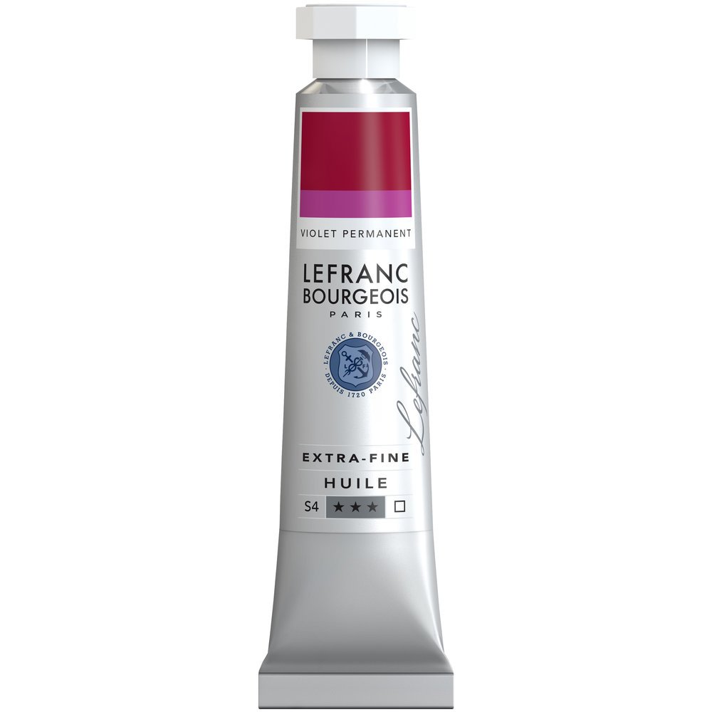 Lefranc & Bourgeois Extra Fine Lefranc Oil paints Artist Pigments, oil-based paint, Permanentviolett, 20 ml