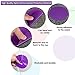 48 Pcs Purple Carpet Spots Markers One Color Purple Carpet Circles Floor Dots for Classroom Decoration Teacher Supplies, Carpet Floor Dots Carpet Markers for Preshool Kids