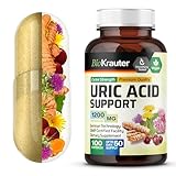 Uric Acid Cleanse 100 Capsules, 1200 mg per Serving (Tart Cherry, Chanca Piedra, Hydrangea, Turmeric, Dandelion, Milk Thistle, Celery)