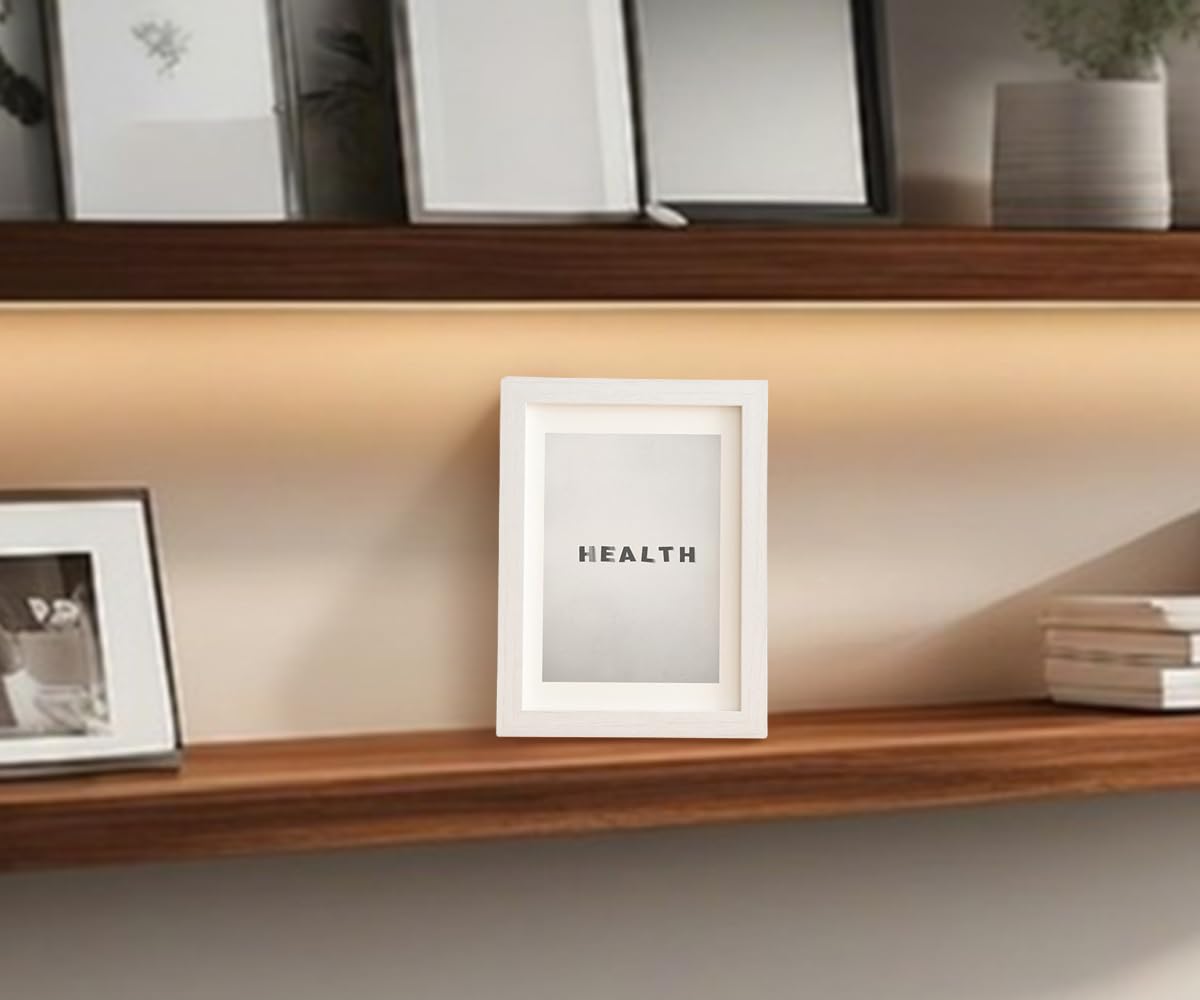 A4 Frame Wooden Picture Frames - Photo Frames for Desktop Display and Wall Mounting White A4, A4 - 12" x 8" (29.8 x 21cm) - Image 4