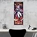 Rainteam Anime Poster Game Hanging Wall Art Artistic Canvas Genshin Character Posters with Rods for Living Room Bedroom Decor(29.5 inch x 11 inch) (Durin)