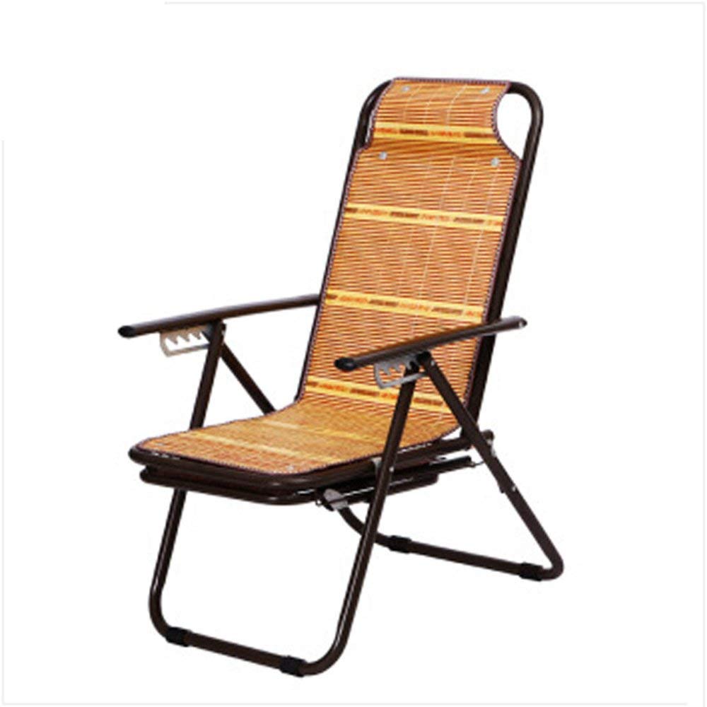 Chaise longue de loisirs en bambou idéale pour la plage et jardin