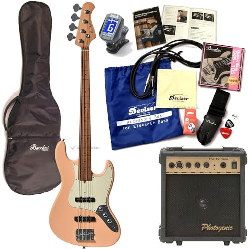 Bacchus WJB-1DX RSM/M �o�b�J�X �G���L�x�[�X ���S�҃Z�b�g ���[�X�e�b�h���C�v���l�b�N�̗p �W���Y�x�[�X�^�C�v ���j�o�[�X�V���[�Y (SLPK (Shell Pink))