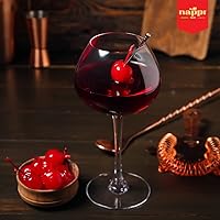 Vista 7 de Nappi 1911, Cerezas de Cóctel Maraschino con Tallo en Almíbar, Tarro de 13,76 oz (390 g) Producto de Italia
