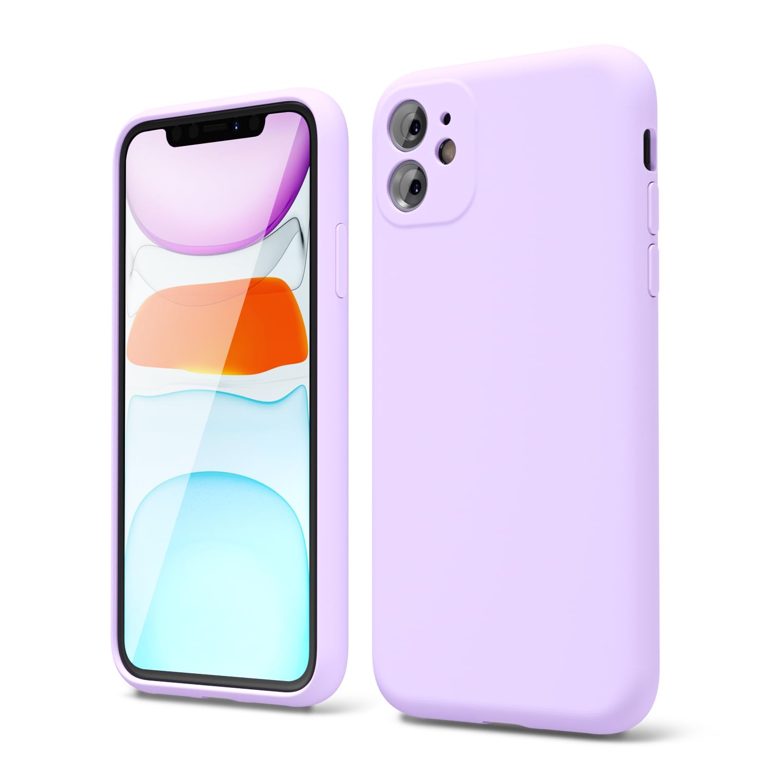 oakxco for iPhone 16 Pro Max Case Liquid Silicone, Soft Rubber Gel Elegant Aesthetic Basic Simple Cover, Cute Thin Slim TPU Matte Solid Color Plain Smooth Case for Women Girl, Light Pink — view 1259