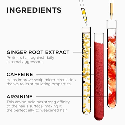 Kerastase Genesis Hair Serum - Prevents Hair Fall from Brushing, Strengthens Weak Hair, Enriched with Ginger & Caffeine, 97% Less Breakage, 3.04 Fl Oz - Image 4