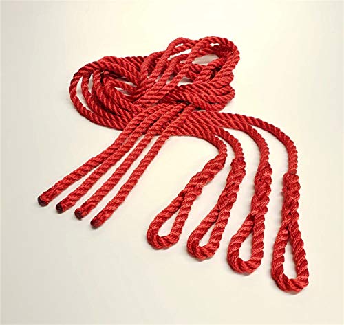 Corde de garde-boue 8 mm 1 m 3 brins polyester épissé cousu - 6