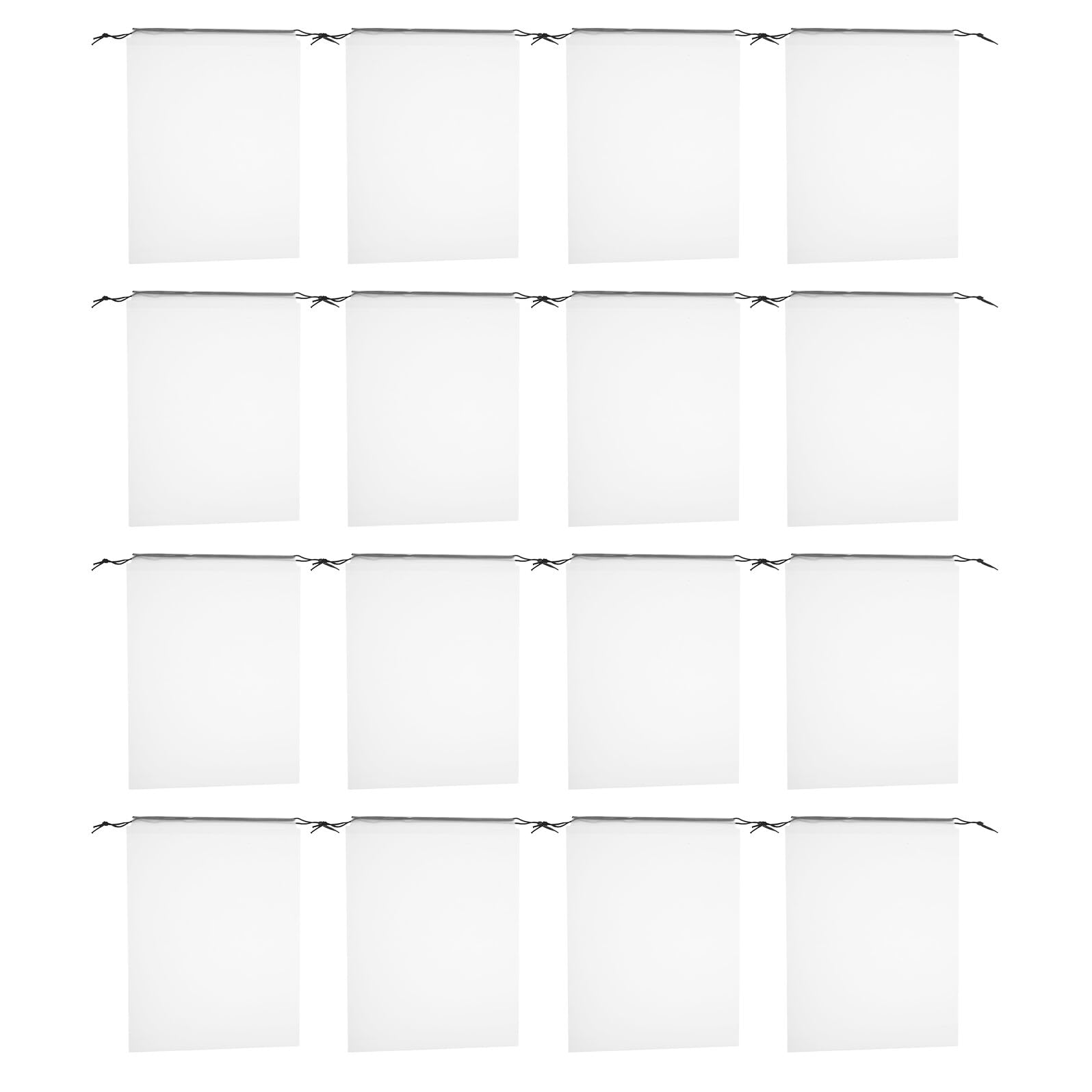 Beaupretty 40 Bolsas para Zapatos de Viaje Transparentes Cordón, Organizador Reutilizable de PE Resistente 30x40 Cm, Bolsas Lavables para Guardar y Proteger Calzado en Maletas y