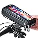 FAIREACH Support Telephone Velo Etanche, Porte Téléphone Vélo Portable Sacoche Velo Guidon Cadre Étui Tube Supérieur avec Fenêtre À Écran Tactile pour iPhone Smartphone Samsung Jusqu'à Taille 6,7''