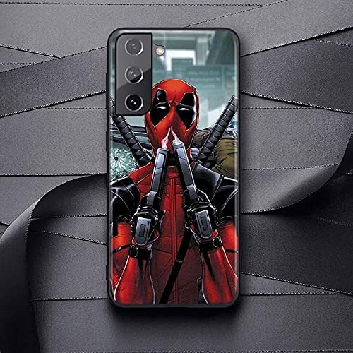 Dessin animé Mignon Super héros Iron Spider Man Avengers Capitaine Amérique Coque pour Galaxy S10 S20 S21 Plus Note 10 20 Ultra TPU Souple (7, Galaxy S20)
