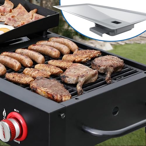 Image of Grill Grease Tray Replacement for Royal Gourmet GD4002T 4-Burner Grill | Fits Royal Gourmet GD4002T 4-burner. Enameled steel drip pans. Rustproof, heat-resistant. Catches grease, prevents flare-ups.