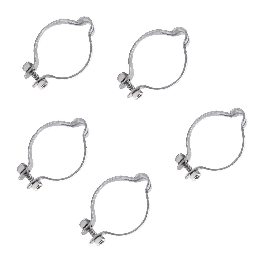 Inzopo 5pcs Bicycle Brake Cable Clamp Disc Brake Cable Pipe Line Clamp Brake Shifter Tube Clamp 25.4mm Vintage Bicycle Accessories