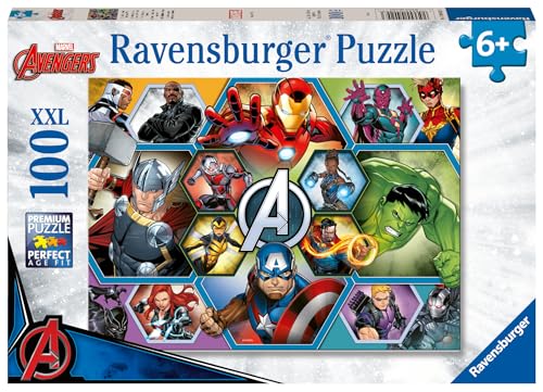 Ravensburger Puzzles Marvel Avengers de 100 pièces pour Enfants à partir de 6 Ans