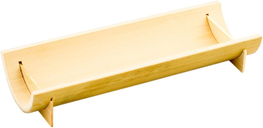 Restaurantware 6 Inch x 2.25 Inch Bamboo Canoe Dishes, 100 Large Bamboo Serving Boats - Heat Resistant, Disposable, Natural Bamboo Sushi Canoe Plates, For Parties Or Catering - Restaurantware
