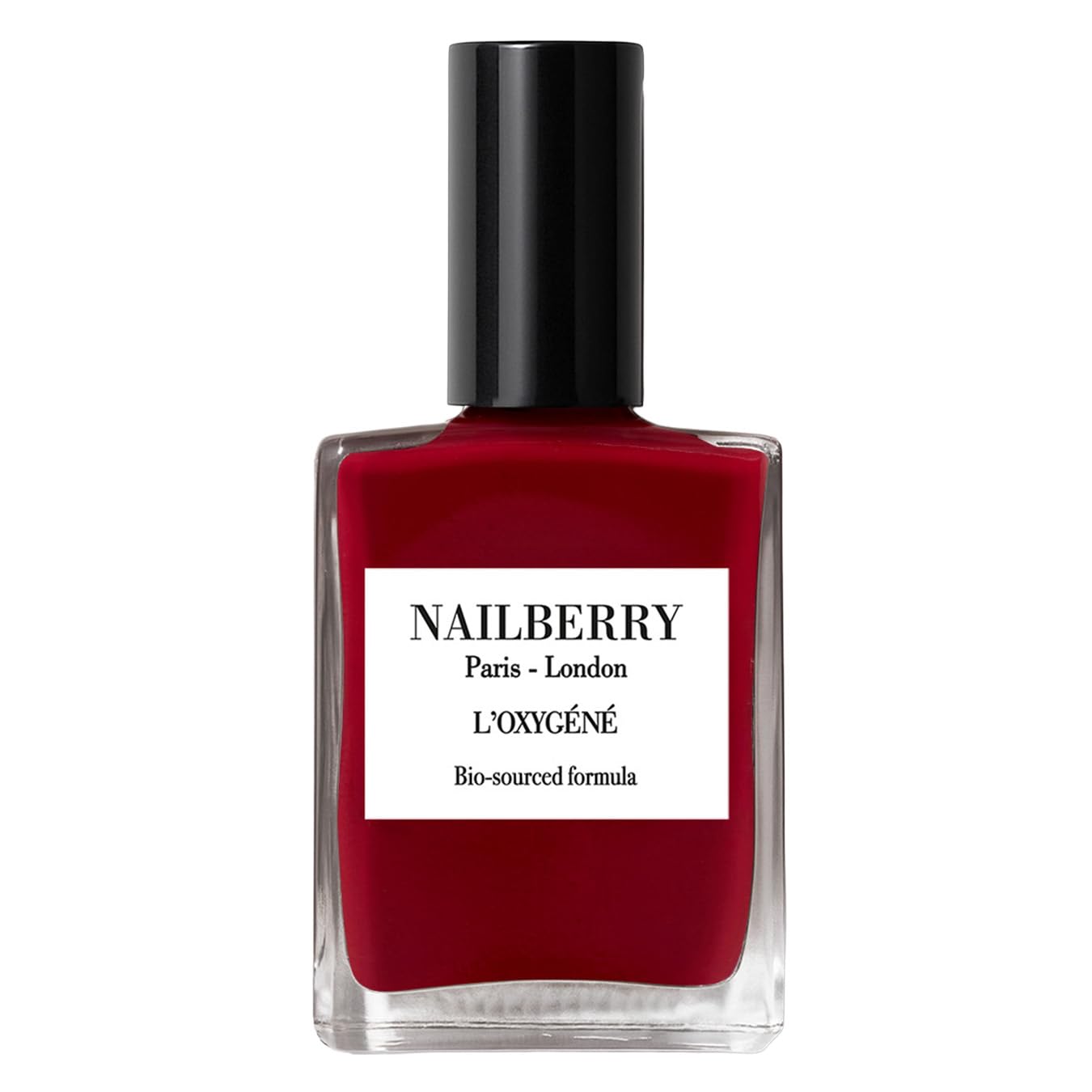 Nailberry L'Oxygéné Oxygenated Nail Lacquer | Le Temps Des Cerises, 14 ml | Polish for a Healthier Manicure & Long Lasting Colour | 21-Free, Vegan, Halal, Cruelty & Gluten Free