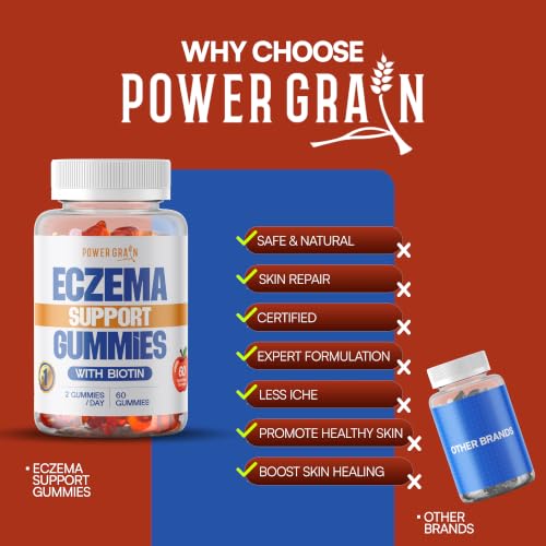 Power Grain Sugar-Free Eczema Gummies