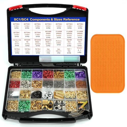 SC1 & SC4 Rekey Kit Lock Rekeying Kit Cylinder Pinning Kit