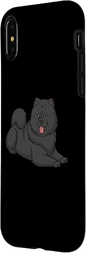 Miniatura 8 de Funda divertida y linda para iPhone 14 Plus Chow Chow Chow Tumbado