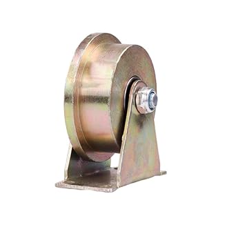 T-Groove Rigid Track Wheel,Sliding Gate Roller,Colour Galvanizing,Heavy Duty Barn Door Casters,45# Steel Slide Gate Hardware,for Gate Frame,Industrial Machines Carts,Wire Rope Rail 80mm-1#
