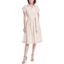 Nanette Nanette Lepore Womens Stripe Maxi Dress, 10, White