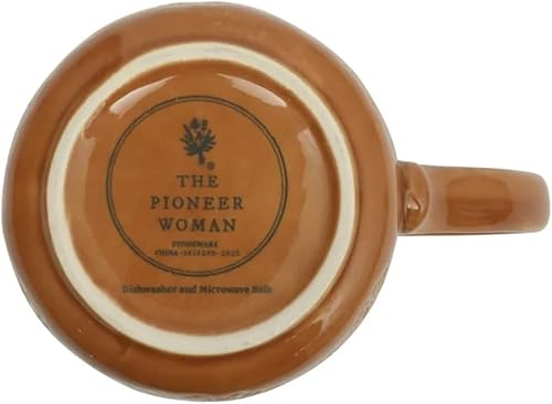 Miniatura 3 de Pioneer Woman - Juego de tazas de cerámica vintage con encaje de caramelo, 4 unidades