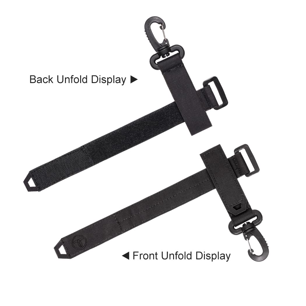 Supporto tattico per guanti, cinghia per arrampicata, portachiavi, gancio multiuso per guanti, 500D Nylon