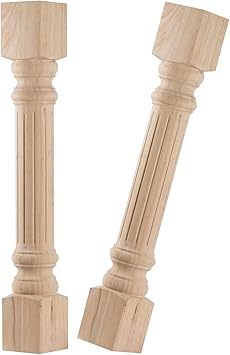 Amazon.com: 35 1/2-inch H 5-inch W 5-inch D Cabinet Columns, La Vane ...