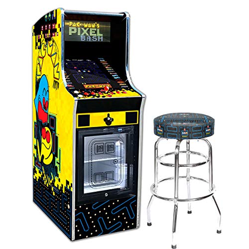Bandai Namco Amusement America Pac Man Pixel Bash Chill Home Upright Arcade Game with 30