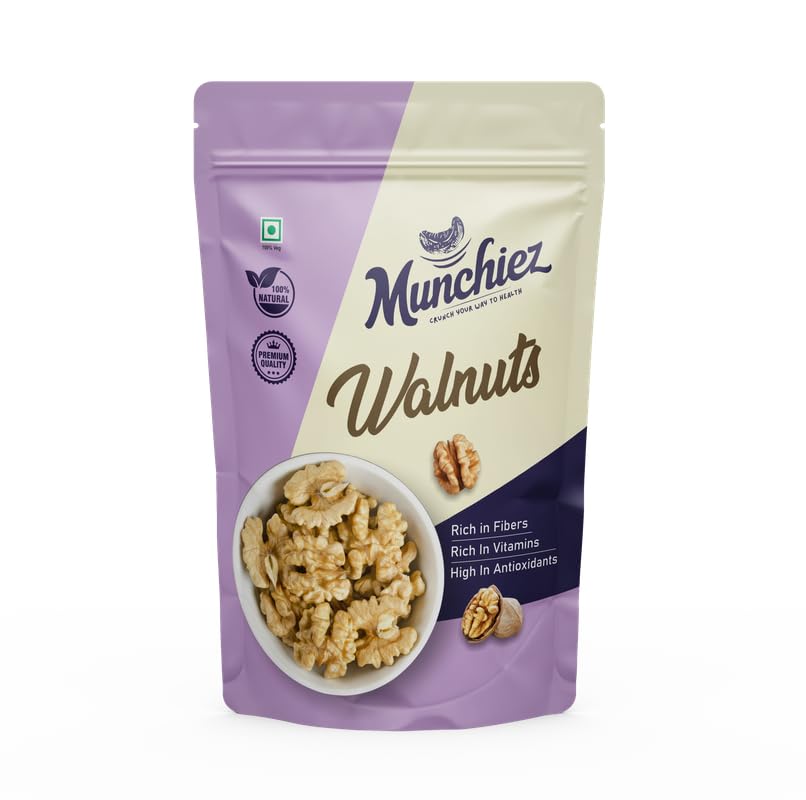 Munchiez Pure Crunchy Walnuts 1 Kg, 2 Pieces Akhrot Giri, Rich in Dietary Fibre, Protein & Magnesium (B0DHQM471F) Amazon Price History, Amazon Price Tracker