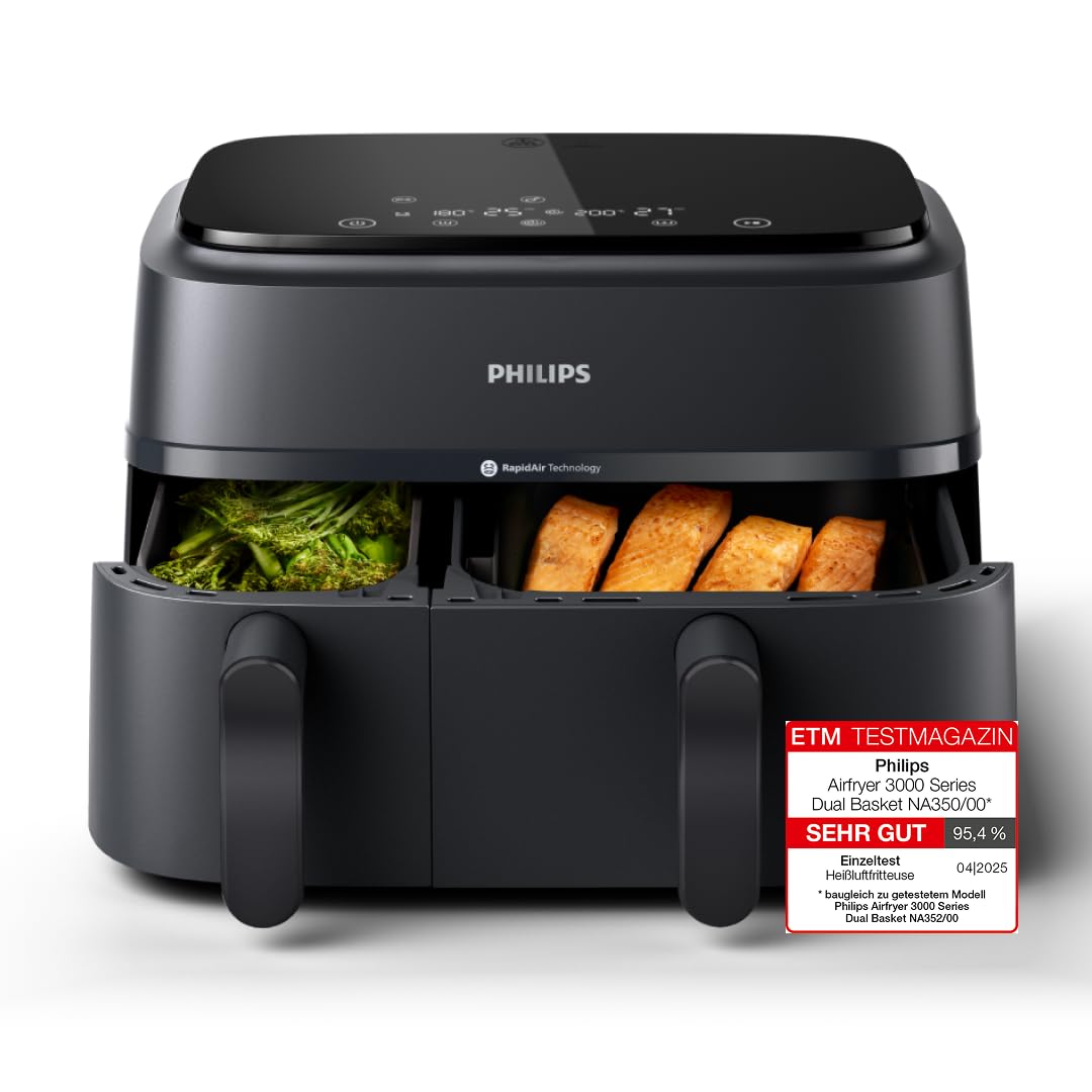 Philips Airfryer Dual Basket 3000 Series Heißluftfritteuse