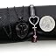 Heart Cross-Black