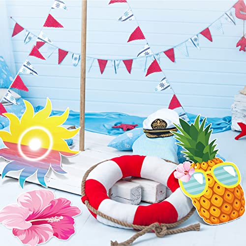 Magnéticos decorativos para puerta crucero verano 6 piezas miniatura 6