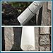 3 Pieces White Downspout Extender, Flexible Gutter Downspout Extensions, Gutter Extension for Drain Water Pipe Rain Drainage, 47.2 x 15.7 Inches()