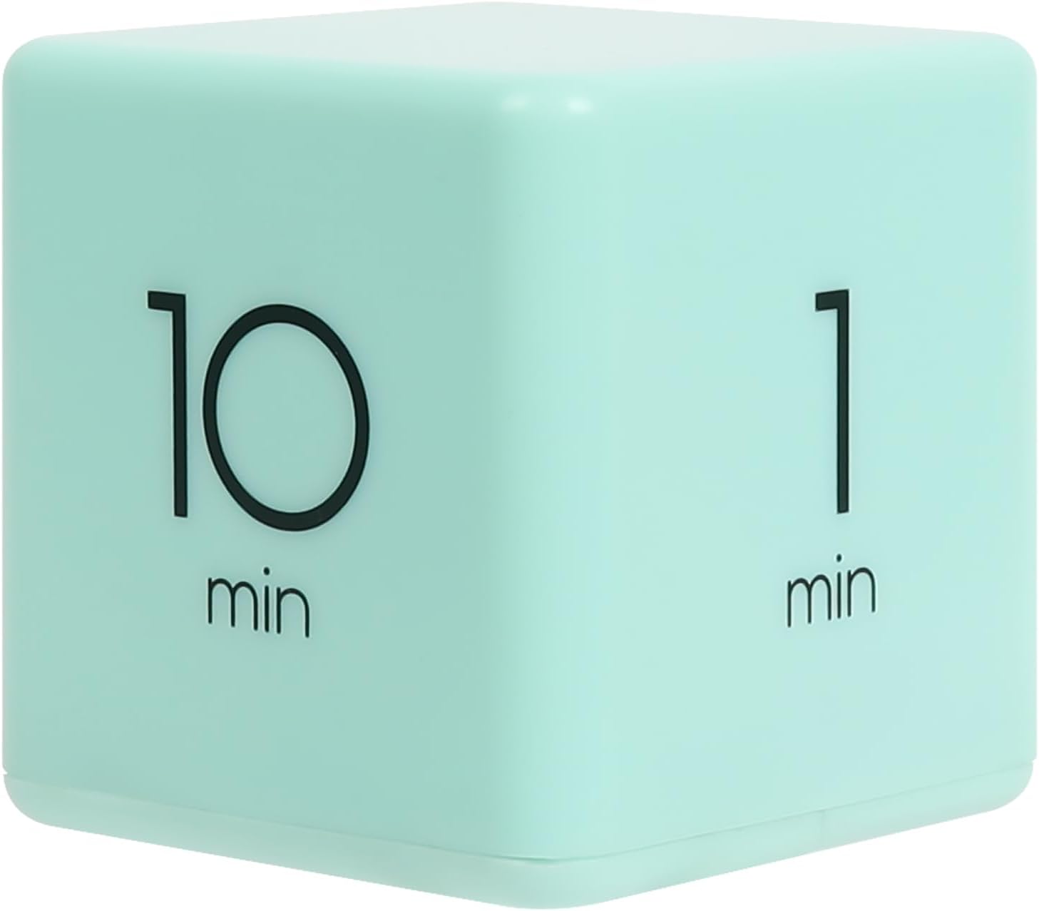 mooas Cube Timer (Mint), Flip Timer Productivity Timer, Time Management, Block Timer Kids Cube Timer Kitchen Timer Desk Timer for Studying Workout Classroom 1, 3, 5, 10 min Timer Setting